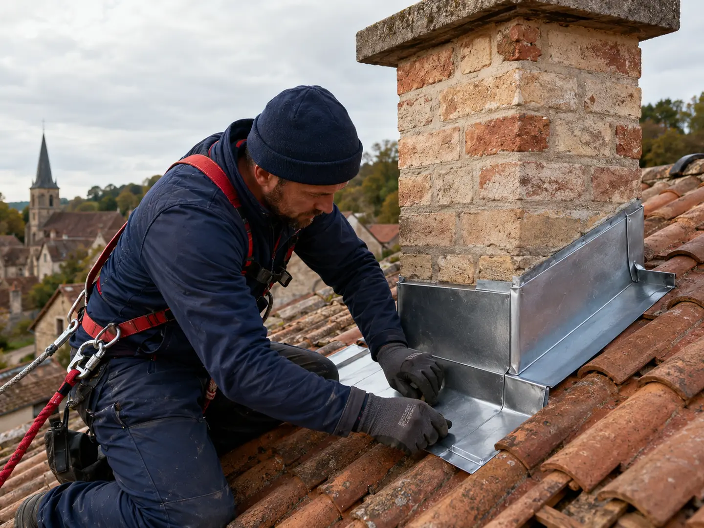 Étanchéité et solins de toiture Une intervention adaptée à l’existant